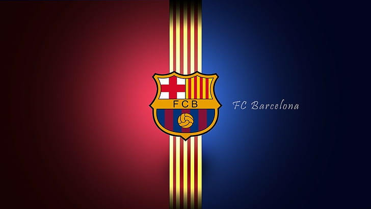 FC Barcelona, logo, soccer, sport, HD wallpaper