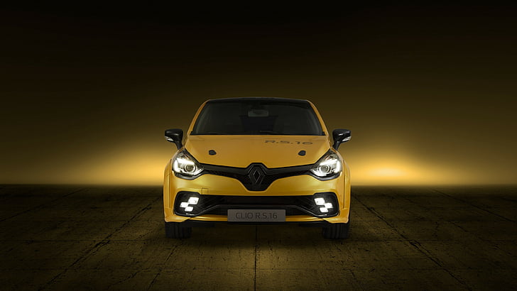 Renault Clio RS 16, yellow, Hot hatch