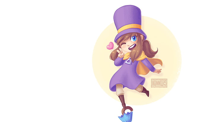 A Hat In Time, top hat, white background, studio shot, copy space, HD wallpaper