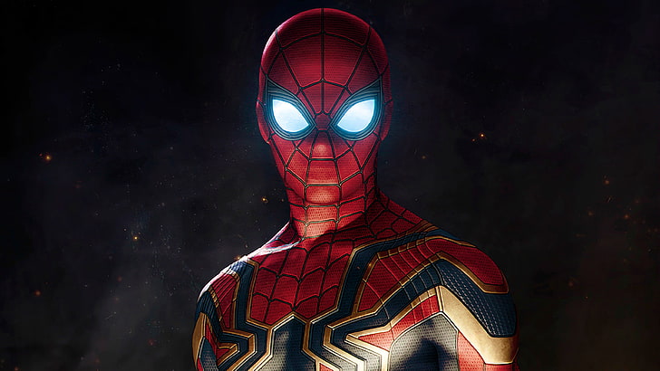 Marvel Spider-Man Logo Wallpaper, Simple Background, Spider-Man (2018) -  Wallpaperforu