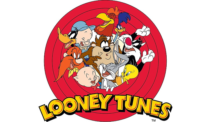 Looney Tunes wallpaper, Porky Pig, Unmanaged Sam, Daffy Duck