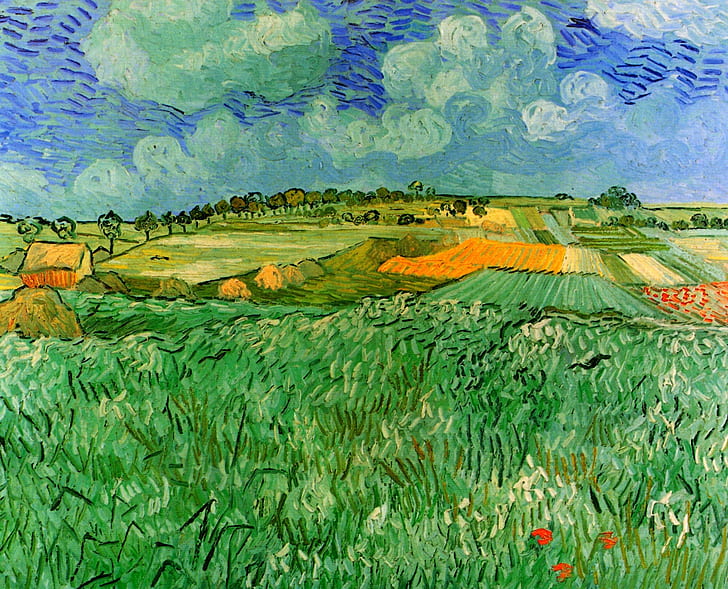 field, Vincent van Gogh, Auvers, Plain Near