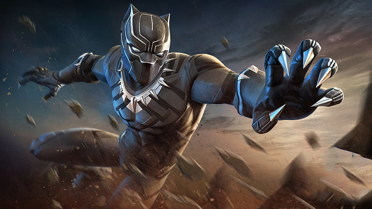 marvel contest of champions, games, hd, black panther, nature