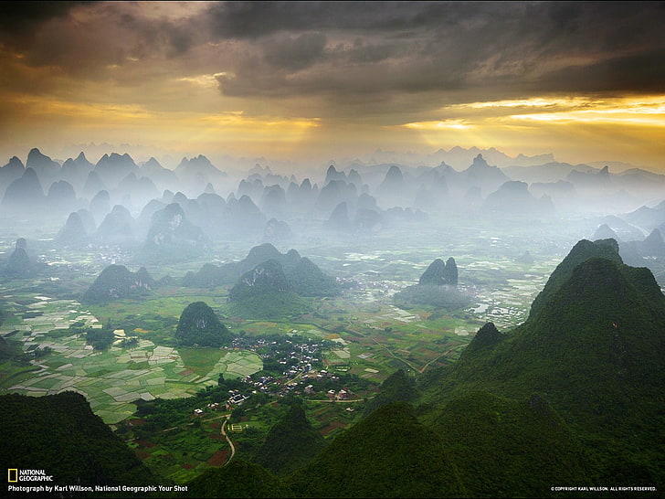 Yangshuo China-2013 National Geographic Wallpaper, environment, HD wallpaper