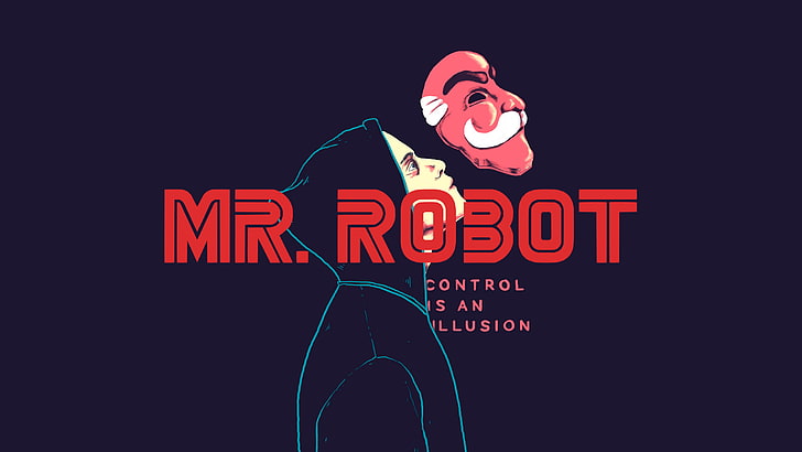 Henrique Petrus, illustration, Mr. Robot, fan art, Rami Malek