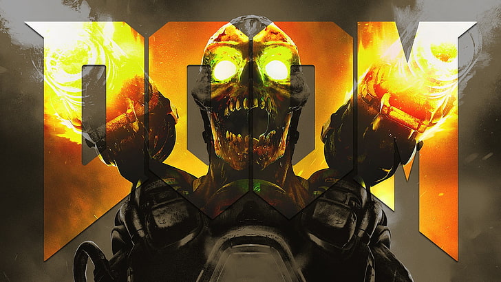 HD wallpaper: Doom digital wallpaper, Doom (game), Doom 4, indoors,  security | Wallpaper Flare