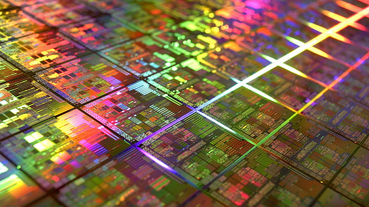 CPU, Microchip, Processor, technology, Wafer, HD wallpaper