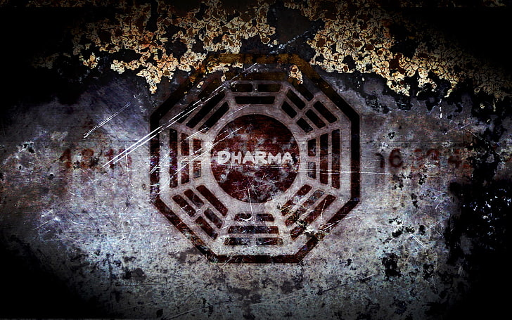 octagon logo, sign, Lost, Dharma Initiative, HD wallpaper
