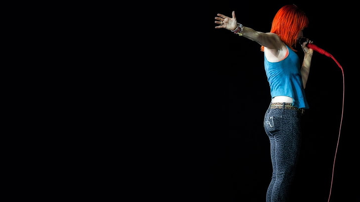 Hayley Williams, Paramore, singer, redhead, women, one person, HD wallpaper