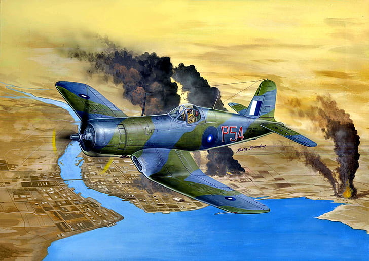HD wallpaper: carrier-based fighter, F4U Corsair, Corsair , Radial  engine | Wallpaper Flare
