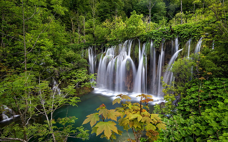 National Park Plitvice Lakes Waterfalls Croatia Landscape Wallpapers Hd For Desktop Mobile And Tablet 3840×2400