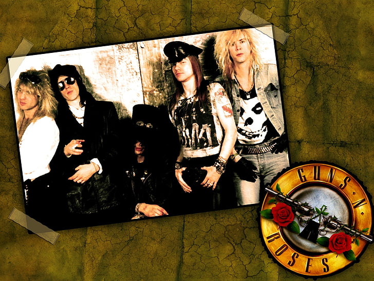 Guns n Roses wallpaper, Band (Music), Guns N' Roses, clothing, HD wallpaper