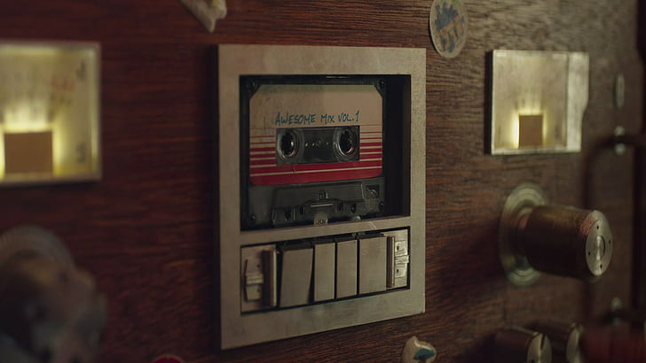 Guardians of the Galaxy Marvel Cassette Tape HD, movies, HD wallpaper