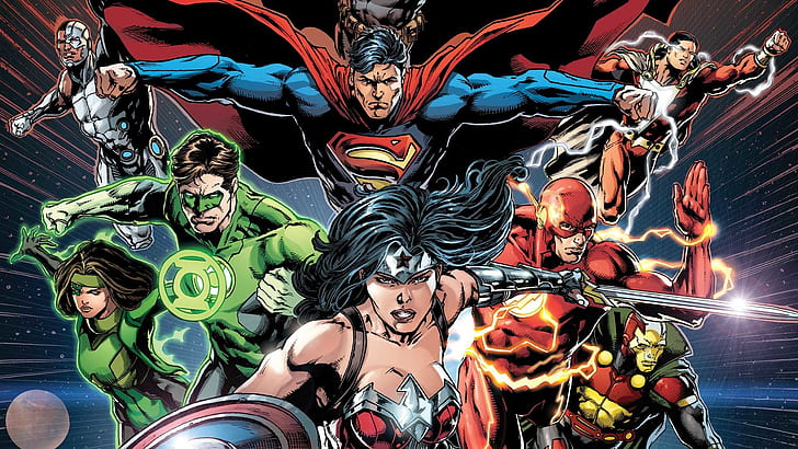 Sword, Heroes, Costume, Superman, Comic, Cloak, Wonder Woman, HD wallpaper