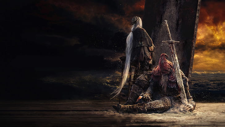 The Painter, Dark Souls III, Slave Knight Gael, Ashes of Ariandel, HD wallpaper