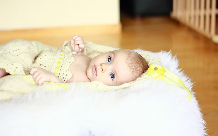 HD wallpaper: Mood Girl Baby Look, baby's yellow knit dress, sleeping,  childhood | Wallpaper Flare