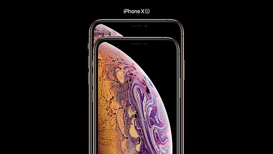 HD wallpaper: iPhone XS, iPhone XS Max, gold, smartphone, 4K | Wallpaper  Flare