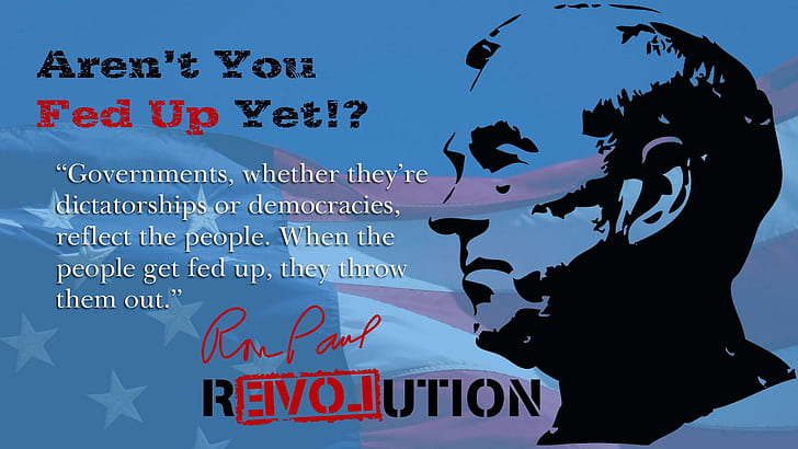 Revolution, aren't you fed up yet?1 quote, digital art, 1920x1080, HD wallpaper