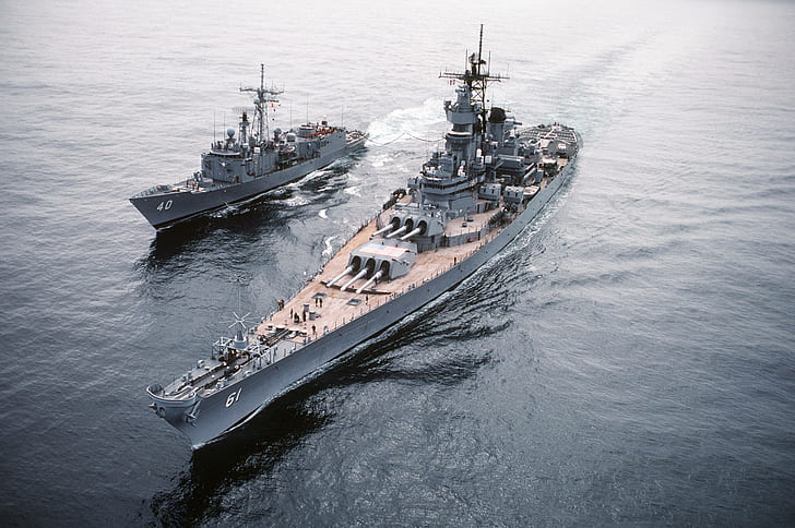 Warships, USS Iowa (BB-61), Battleship, HD wallpaper