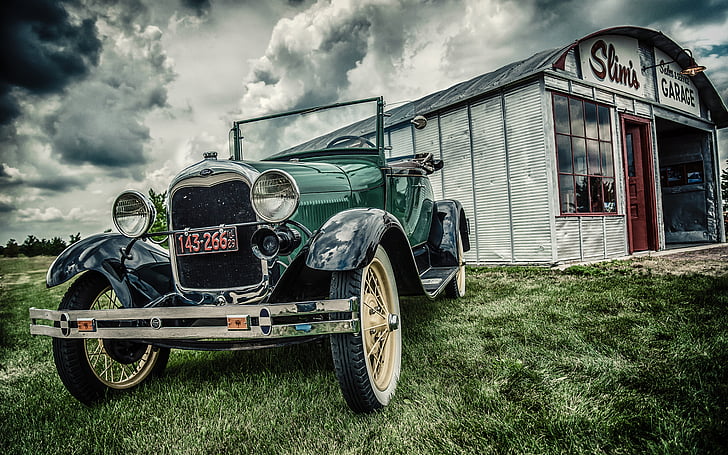 ford, hdr, retro