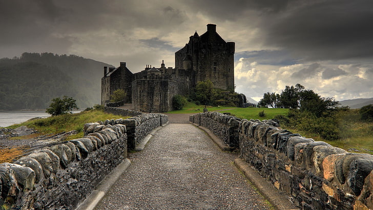 HD wallpaper Scotland ruin landscape castle  Wallpaper Flare