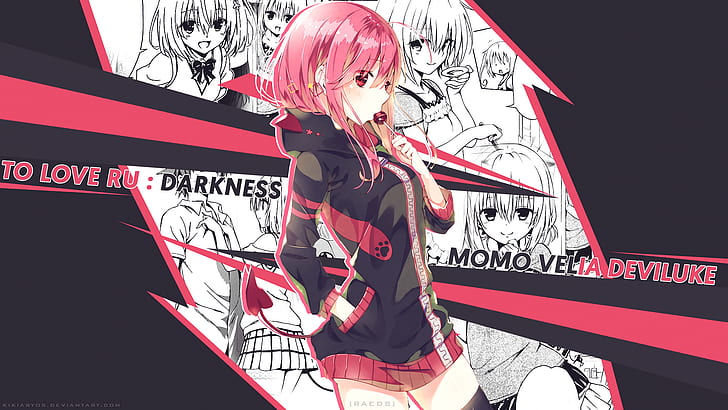 To Love-ru, To Love-ru Darkness, anime girls, Momo Velia Deviluke, HD wallpaper