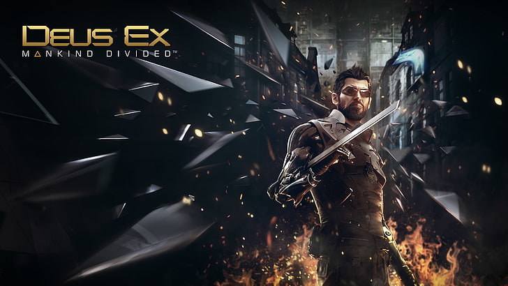 Adam Jensen, Deus Ex: Mankind Divided, HD wallpaper
