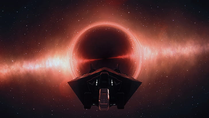 Elite: Dangerous, science fiction, space, video games, black holes