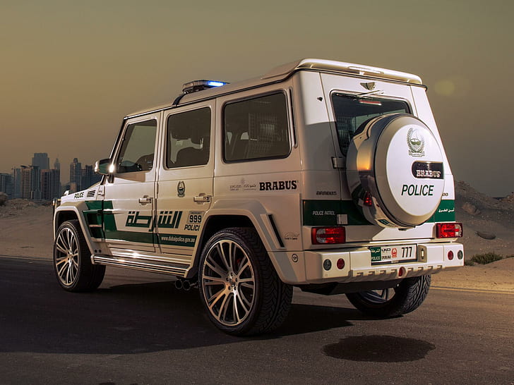 2013 Brabus Mercedes Benz G700 Widestar Police W463 Emergency Tuning Suv High Resolution Pictures, white jeep brabus, HD wallpaper
