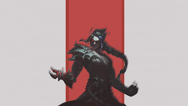 Kayn, Kayn (League of Legends), red, HD wallpaper