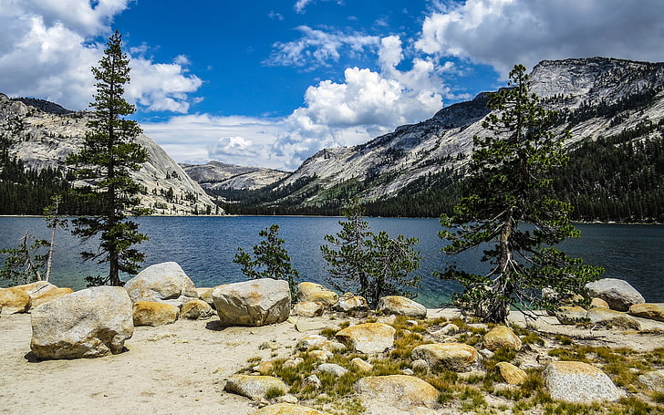 Tenaya Lake In Yosemite National Park Mariposa County California Us Landscape Photography Hd Wallpapers For Desktop Mobile Phones And Laptop 3840×2400