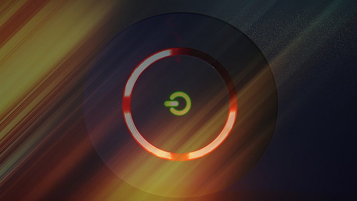 on/off icon, window, Xbox 360, Red Ring of Death, video games, HD wallpaper