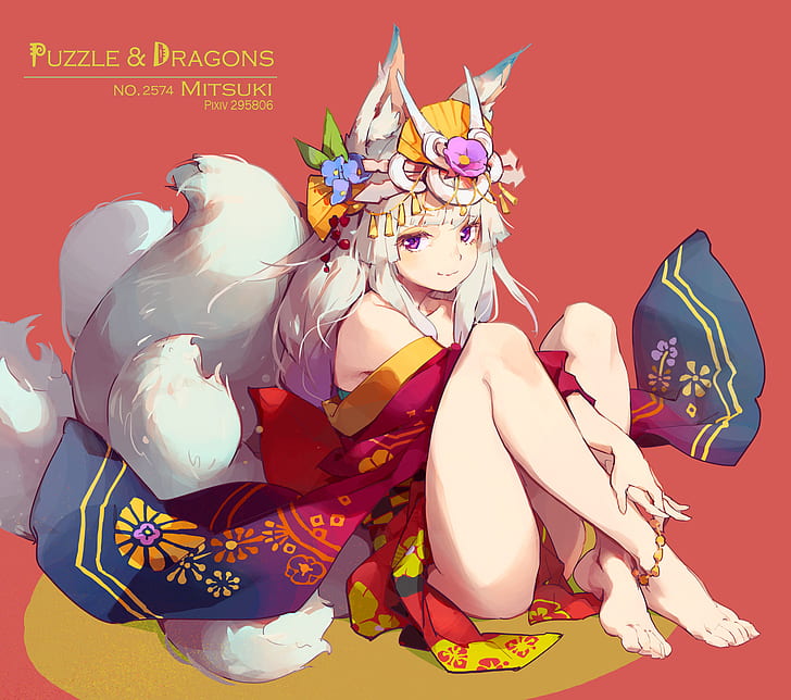 Anime Puzzle & Dragons Phone Wallpaper by 染羽 - Mobile Abyss