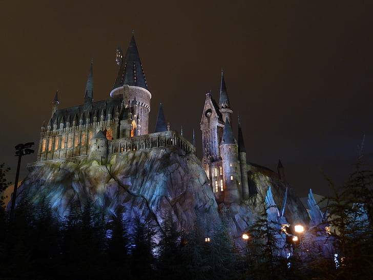 Castles, Hogwarts Castle, Harry Potter, Islands Of Adventure, HD wallpaper