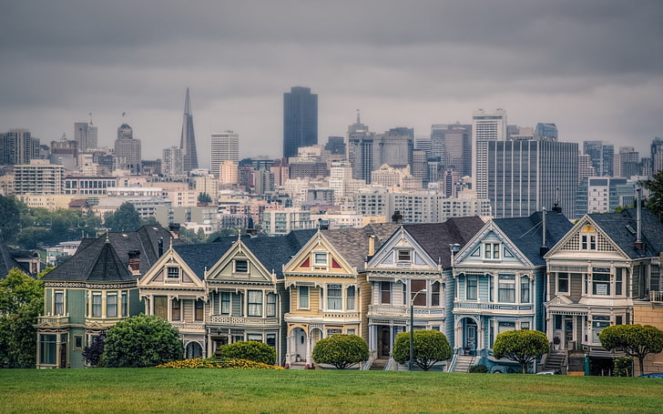 cityscape, building, house, San Francisco, overcast, built structure, HD wallpaper