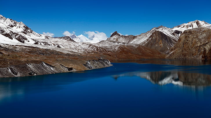 Tilicho, Lake, Nepal, 5K, landscape, HD wallpaper