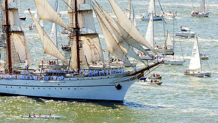 Tall Ships Regatta, Tagus River, Lisbon, Portugal, Transportation