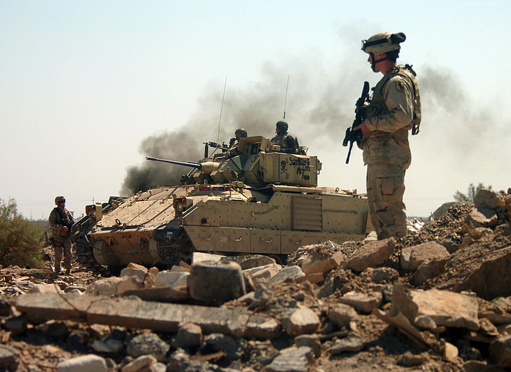 M3A2 Bradley, fighting vehicle, Iraq, U.S. Army