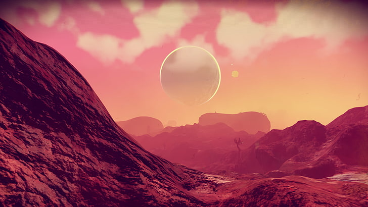 No Man's Sky, video games, low quality terrain, beauty in nature