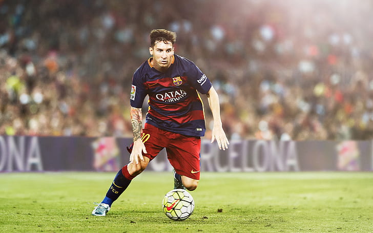 Lionel Messi FC Barcelona HD, HD wallpaper