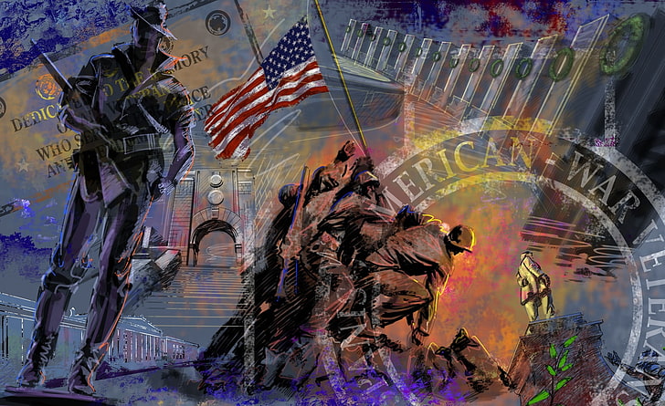 Spanish American War Veterans, American War Veterans digital wallpaper, HD wallpaper
