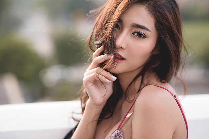 Asian, model, Thailand, Koko Rosjares, women, beauty, portrait
