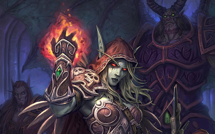 World of Warcraft digital wallpaper, Sylvanas Windrunner, religion