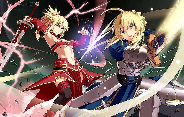 Mordred vs Arthur Fate wallpaper, Fate Series, Fate/Apocrypha