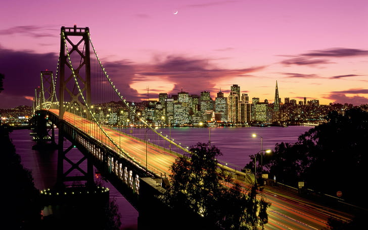 Bay Bridge San Francisco HD, world, travel, travel and world, HD wallpaper