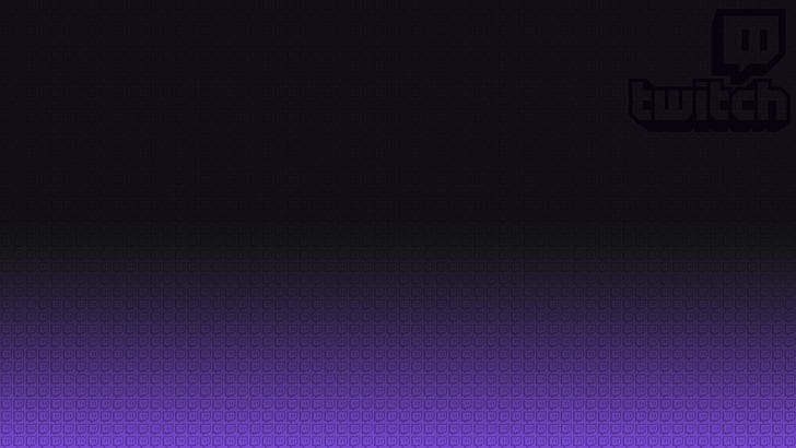 Twitch, video games, texture, minimalism, black, purple