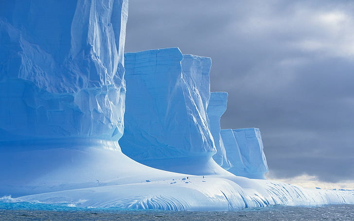 ice, landscape, Arctic, nature