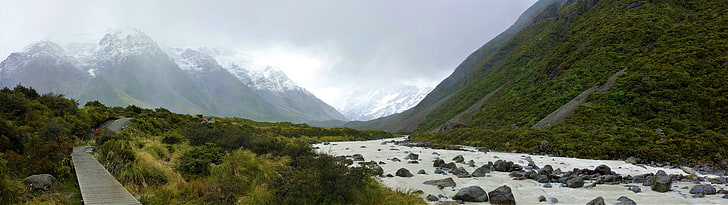 New Zealand, Mt Cook, landscape, mountain, scenics - nature