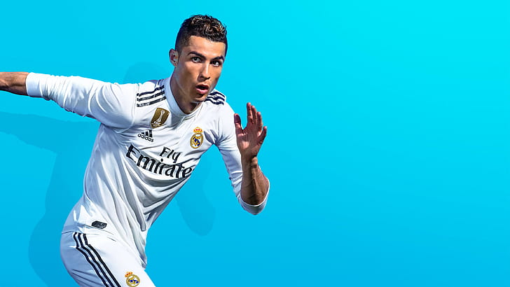Cristiano Ronaldo in FIFA 19 4K, HD wallpaper