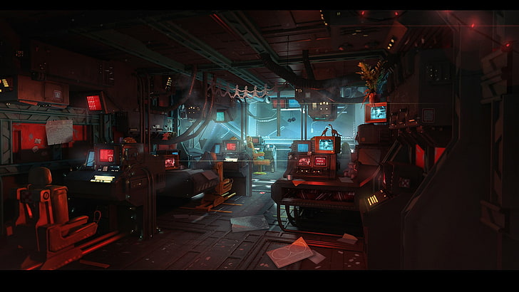 compartment, Alien: Isolation, Ships and ship, anesidorainterior bridge, HD wallpaper
